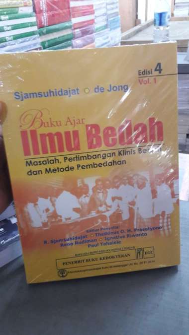 Buku Ajar Ilmu Bedah De Jong Edisi 4 Terbaru 3 Buku