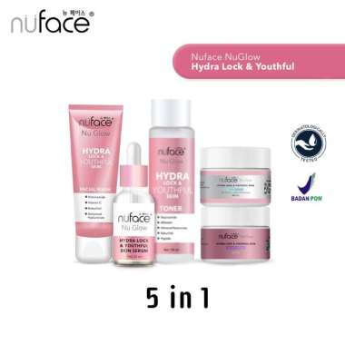 PAKET Nuface Nu Glow Hydra Lock & Youthful (5IN1)