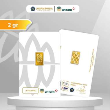 Flash Sale - Emas ANTAM Logam Mulia Certicard - 2 gr (TTS)