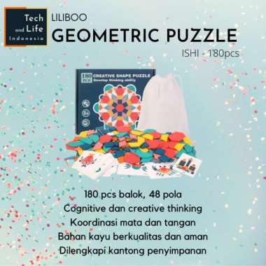 Mainan Edukasi Anak Puzzle Kayu Creative Thinking Montessori Retail
