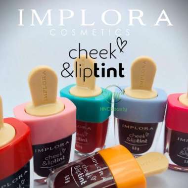 IMPLORA Cheek & Liptint | Lip Tint | Ice Cream 5.5gr 03 CANDY APPLE