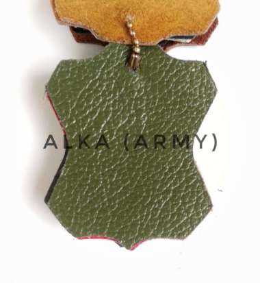 Bossindo New Arrival Tas Wanita Selempang Tas Kulit Garut Size M Jumbo Army