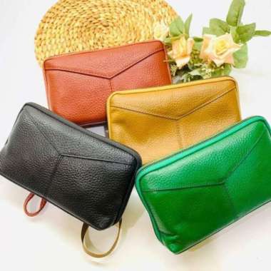 BOSSINDO Dompet tas hp wanita asli kulit dompet kulit wanita