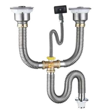 SELANG PEMBUANGAN KITCHEN SINK CABANG/SELANG BCP DOUBLE LENGKAP AFUR TYPE 1