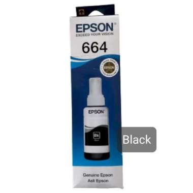Tinta Epson 664 NEW Printer L100/L120/L200/L210/L220/L310/L360 oripack Hitam