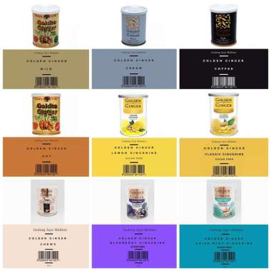 Golden Ginger Herb Candy Sunny Ville Permen Jahe 150gr LEMON GINGER