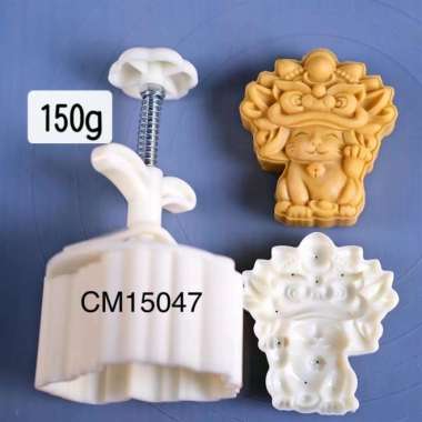 Cetakan Mooncake CM15047 150g Lucky Cat Besar Premium