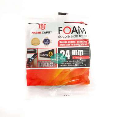 Isolasi Bolak Balik Foam Nachi 24mm Double Foam Tape Tebal - 1 Buah