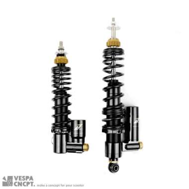 Shockbreaker Zelioni Black Set Depan Belakang Vespa Sprint Primavera