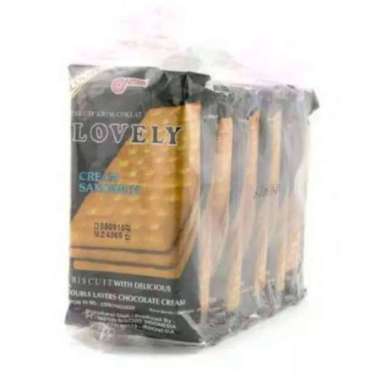 Nissin Lovely Coklat Biskuit 1 pack isi 10 pcs