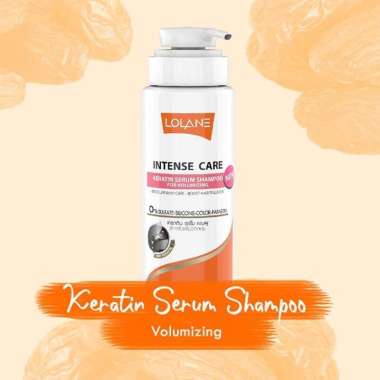 Lolane Intense Care Keratin Serum Shampoo For Volumizing 400ml