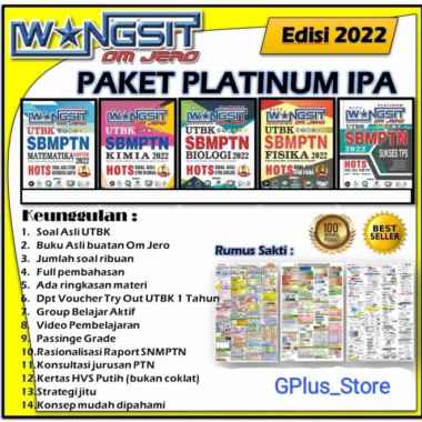 [Saintek Platinum] Paket Buku Wangsit Spoiler Utbk Sbmptn 2021