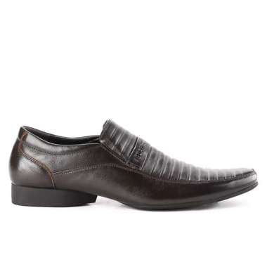 PL61 PLAYBOY SEPATU PANTOFEL PRIA ORIGINAL FORMAL KULIT ASLI ORI COKLAT BROWN