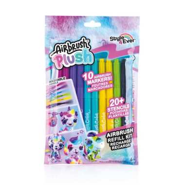 [BEST SELLER] Canal Toys - AIRBRUSH REFILL KIT - 10 PENS AND 2 STENCILS - Mainan Anak