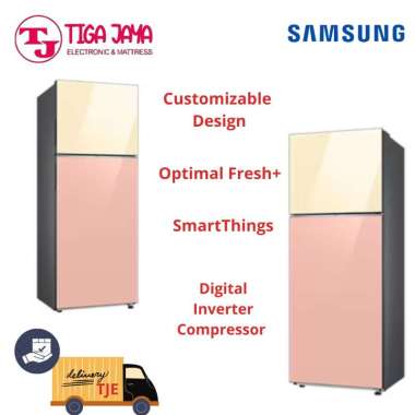 SAMSUNG RT47CB66228JSE 476 L KULKAS 2 PINTU BESPOKE SAMSUNG BESPOKE SAMSUNG KULKAS 2 PINTU RT47