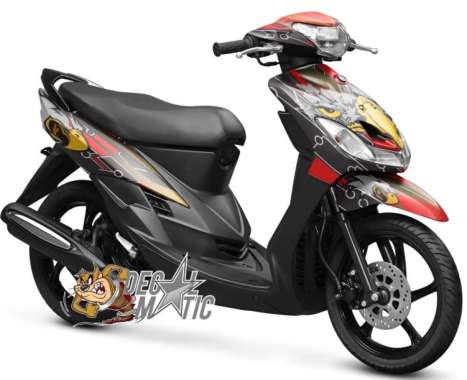 Decal Stiker Full Body Motor yamaha Mio Smile Sporty - Elang Merah