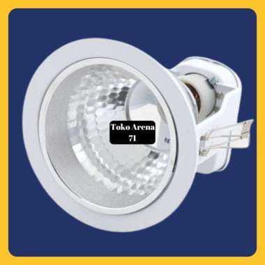 FITTING LAMPU RUMAH DOWNLIGHT PHILIPS WARNA SILVER WARNA PUTIH FITTING DOWNLIGHT PHILIPS RECESSED 66