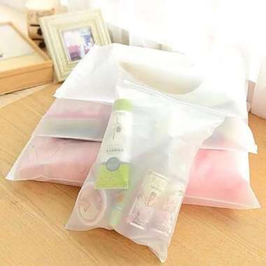 Zipper Storage Bag/Plastik Pelindung Baju 40x50cm