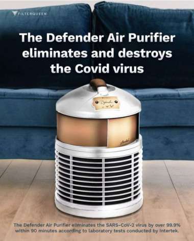 DEFENDER AIR PURIFIER WHITE - LIMITED EDITION “TRADE IN PROGRAM”