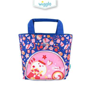 Wigglo Lunch Bag Tote I Love Candy
