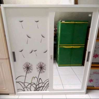 lemari baju besi sleding lemari pakaian sleding besi murah