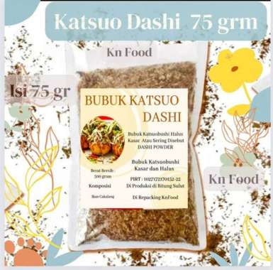 Katsuo Dashi 75gr - Kaldu Ikan Ramen Udon Marutomo Hondashi 75g/ Dashi/ Kaldu Ikan Katsuobushi Bubuk