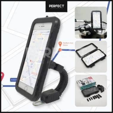 Holder HP Motor Spion WATERPROOF Phone Stand Bracket original TERBAIK Multicolor