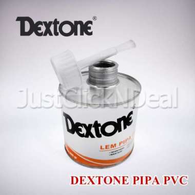 dextone kaleng lem pipa pralon pvc 400 gram Multicolor