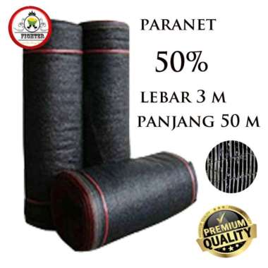 paranet 50% lebar 3 m rol / shading net / jaring tanaman Multicolor