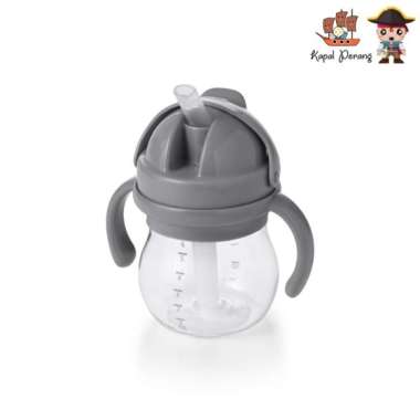 Oxo Tot Grow Straw Cup with Handles 6 oz - Grey