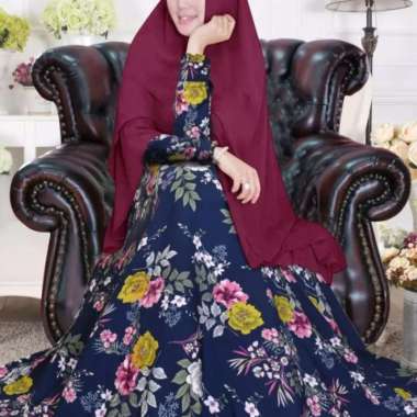 GAMIS MONALISA JUMBO GRATIS KHIMAR CERUTY BABYDOLL REALPICT SET Multicolor