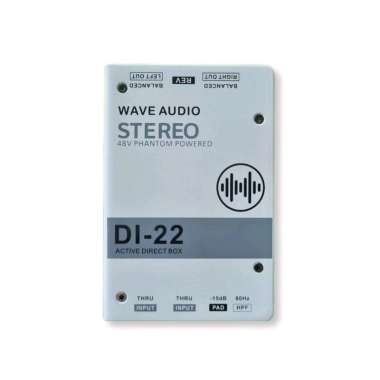 Wave Audio DI-22 - Stereo Active Direct Box