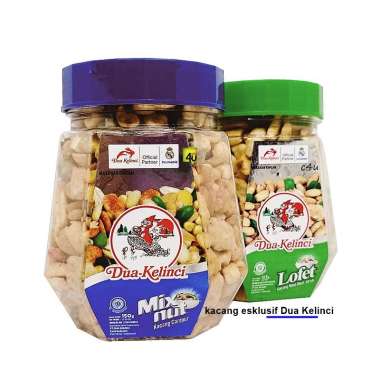 Dua Kelinci - Kacang Olah - Kemasan TOPLES LOFET