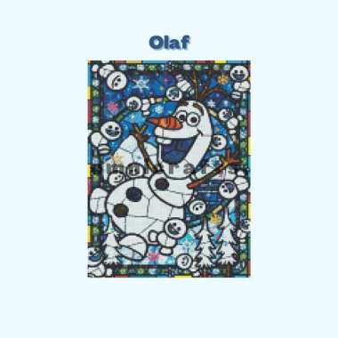 [omnicrafts] #disney diamond painting kit square beads 30x40cm Multicolor