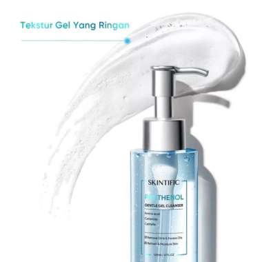 Skintific 5% Panthenol Acne Calming Water Gel 45g - Skintific Panthenol Gel Cleanser 120ml Panthenol