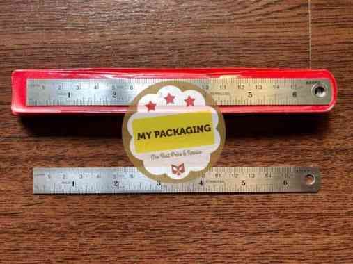 Stainless Steel Ruler Penggaris Besi Kenko 15 cm - Satuan