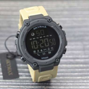Jam Tangan ORIGINAL Anti Air 100% SKYMAX 2026 Bisa Dibawa Berenang cream