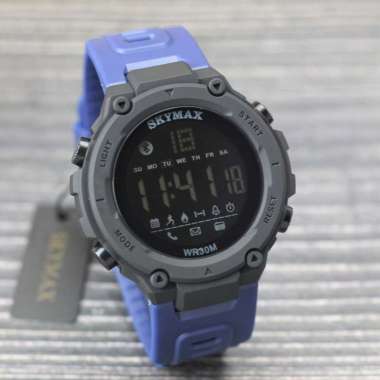 Jam Tangan ORIGINAL Anti Air 100% SKYMAX 2026 Bisa Dibawa Berenang Biru