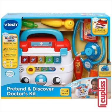 vtech pretend and discover doctor kit (mainan dokter) Multicolor