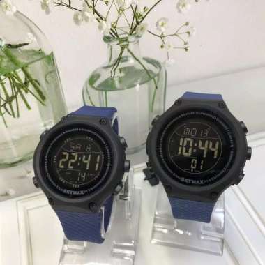 Jam Tangan Pria Digital Original Skymax 1801 Water Resistant Tahan Beku Kualitas Militer Pria Biru