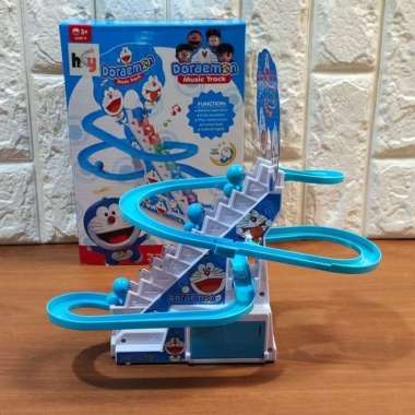 mainan track perosotan doraemon edukasi - trek tangga anak edukatif Multicolor