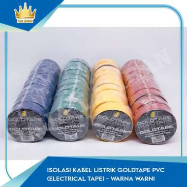Isolasi Kabel Listrik GOLDTAPE PVC (Electrical Tape) - Warna Warni - Hijau