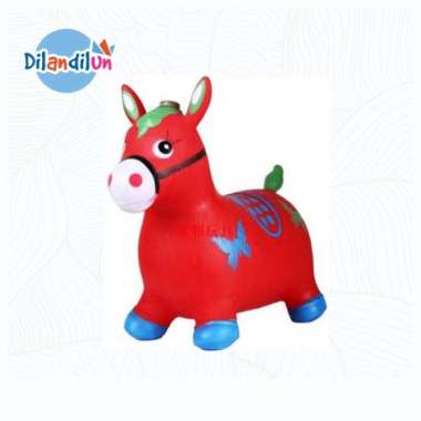 animal jumping karet tebal jumping kuda rusa unicorn Multicolor