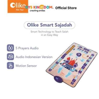 sajadah anak olike smart sajadah purple 6973384170079