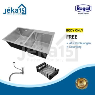 ROYAL CONTEMPO BAK CUCI PIRING STAINLESS Body Only