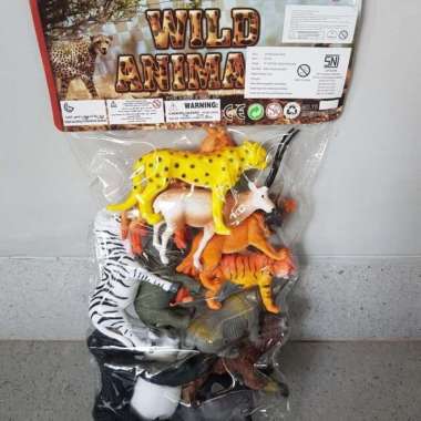 Set Animal World Mainan Hewan Binatang - Set Mainan Hewan Plastik