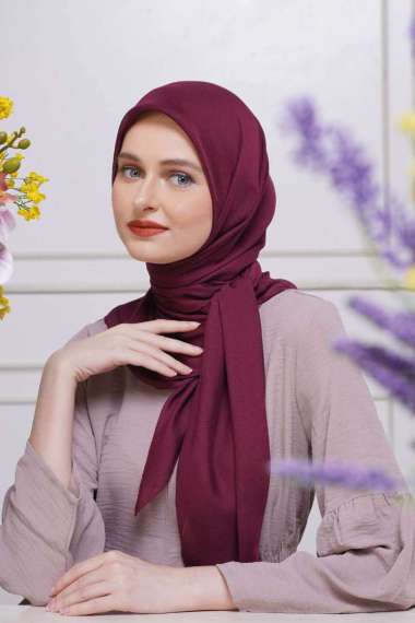Zeta Scarves - Paris Voile Premium Claret