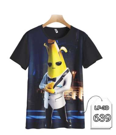 Kaos Fortnite Skin Printing Baju Anak Game 3D #LP3D-639 11-12 tahun