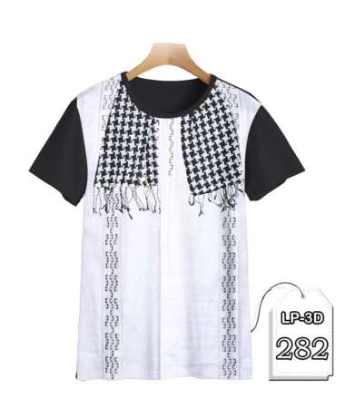 Kaos Sorban Printing 3D Baju Anak Sorban Arab #LP3D-282 - DEWASA DEWASA - L