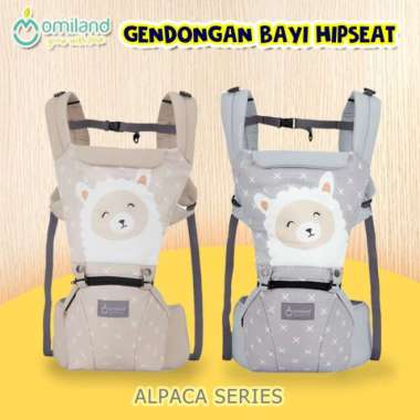 Omiland Gendongan Bayi Hipseat Ransel Motif Update Multicolor